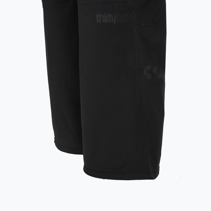 Pánské snowboardové kalhoty ThirtyTwo Basement Bib black 5
