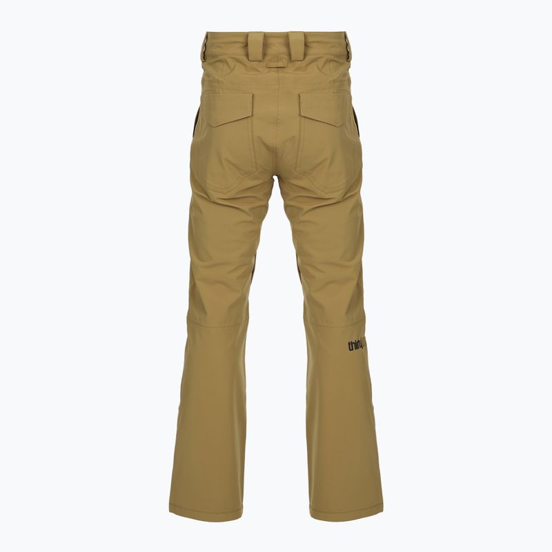 Pánské snowboardové kalhoty ThirtyTwo Wooderson khaki 2