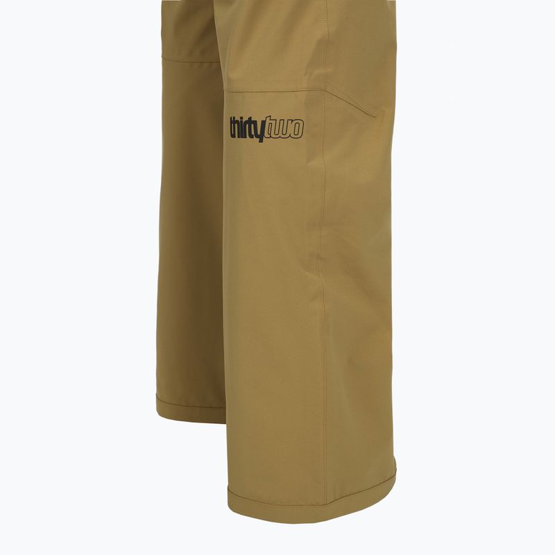 Pánské snowboardové kalhoty ThirtyTwo Wooderson khaki 4