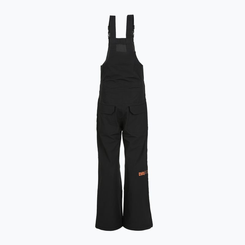 Dětské snowboardové kalhoty ThirtyTwo Basement Bib black/orange 2
