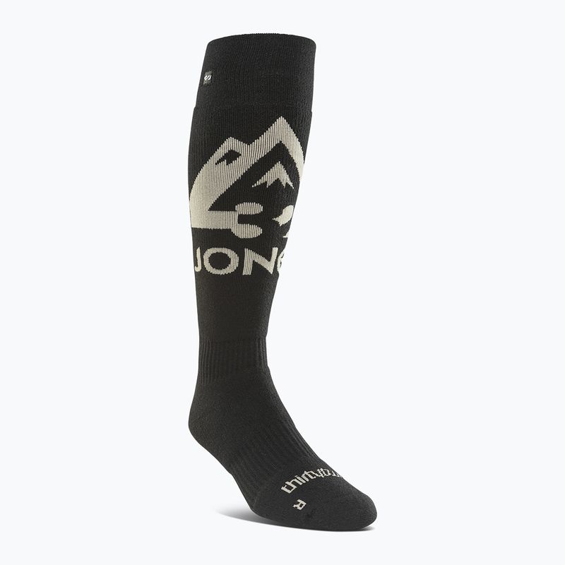 Pánské snowboardové ponožky ThirtyTwo Jones Merino black