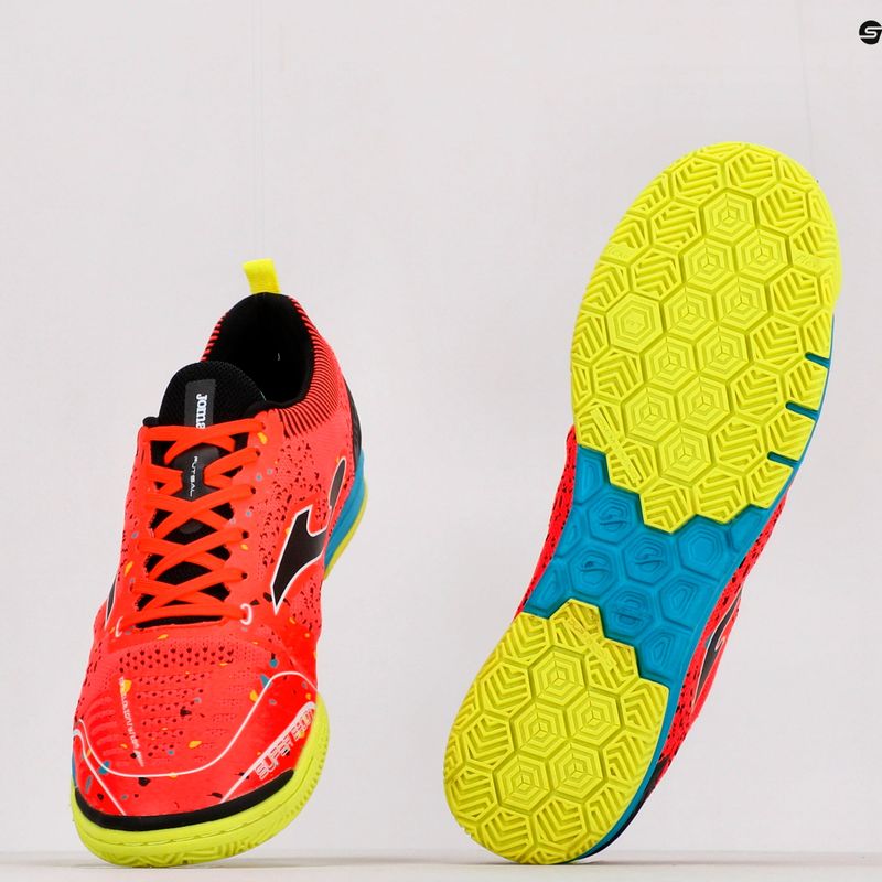 Joma Tactico IN pánské kopačky coral/turquoise 13