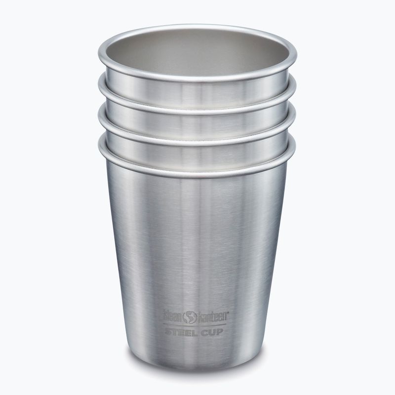 Cestovní hrnky Klean Kanteen Pint Cup 4 kusy brushed stainless