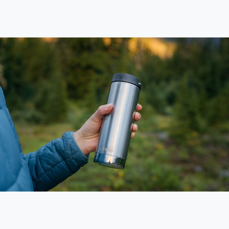 Termohrnek Klean Kanteen TKWide Cafe Cap 473 ml brushed stainless 2