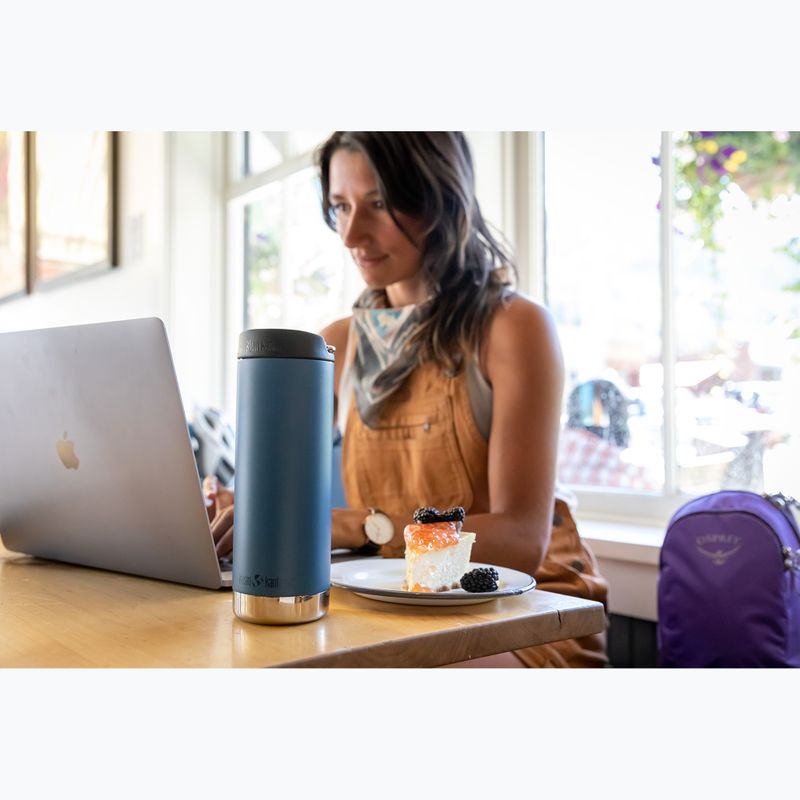 Termohrnek Klean Kanteen TKWide Cafe Cap 473 ml real teal 5