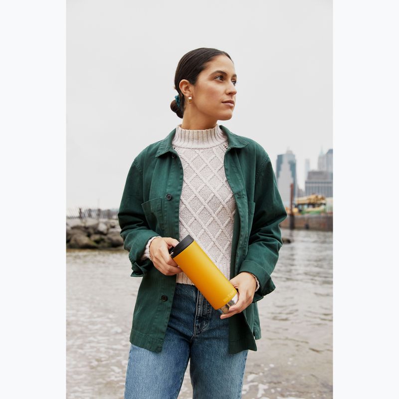 Termohrnek Klean Kanteen TKWide Cafe Cap 473 ml marigold 3