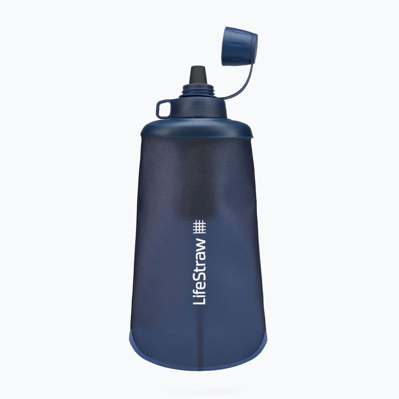 Lifestraw Peak Squeeze cestovní láhev 650 ml tmavě modrá LSPSFMLMBWW 3