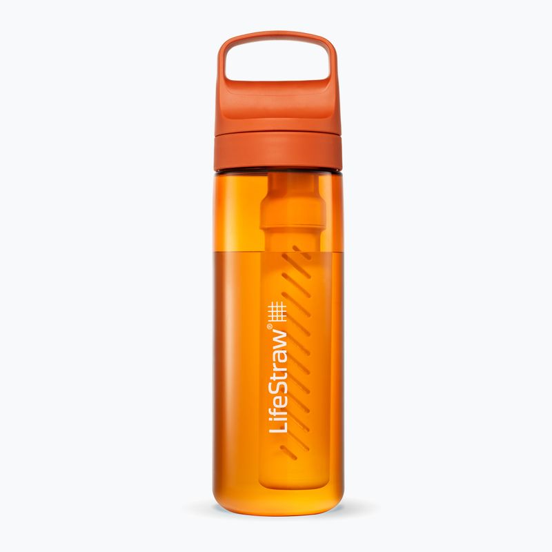 Cestovní láhev Lifestraw Go 2.0 z filtrem 650 ml kyoto orange