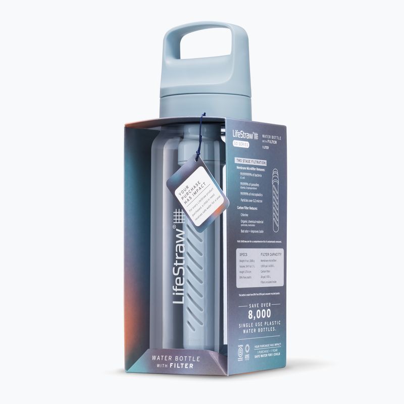 Cestovní láhev Lifestraw Go 2.0 z filtrem 1 l icelandic blue 4