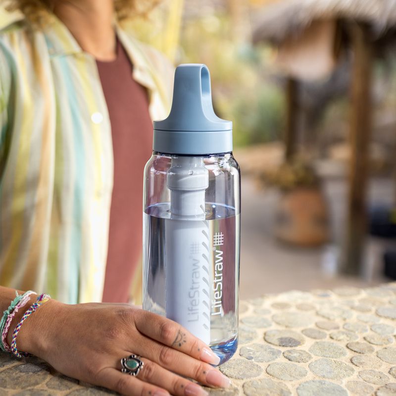 Cestovní láhev Lifestraw Go 2.0 z filtrem 1 l icelandic blue 5