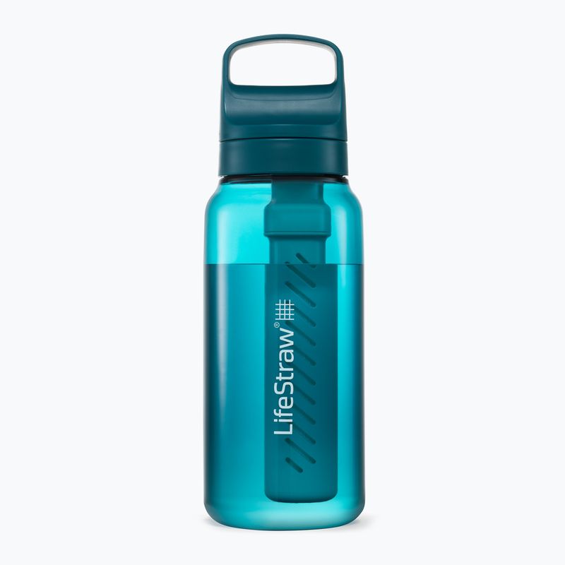 Cestovní láhev Lifestraw Go 2.0 z filtrem 1 l  laguna teal