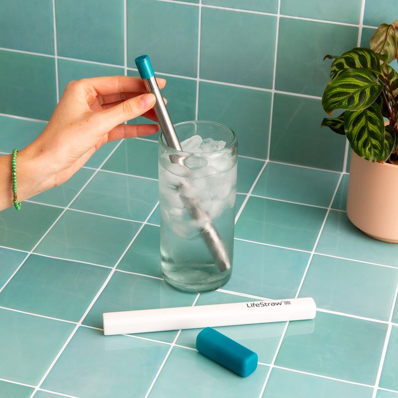 Filtrační brčko na vodu LifeStraw SIP 3 pcs. laguna/thistle/apricot 6