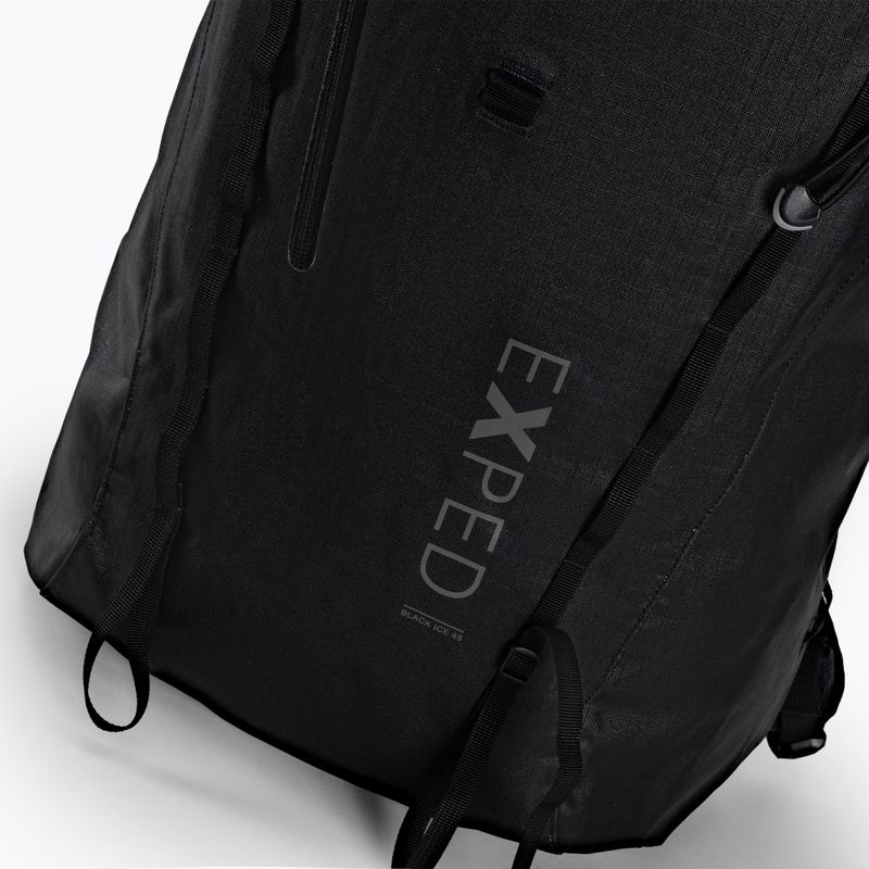 Lezecký batoh Exped Black Ice 45 l černý EXP-45 7