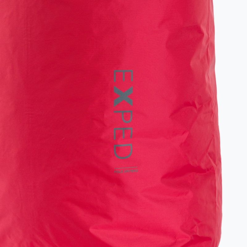 Voděodolný vak Exped Fold Drybag 22L červený EXP-DRYBAG 2