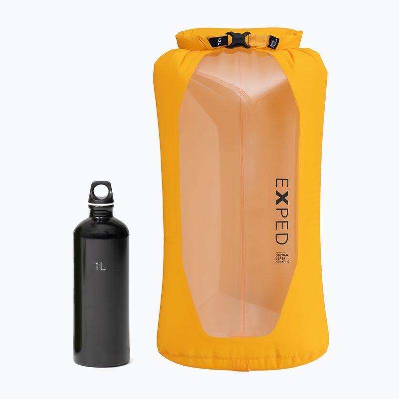 Voděodolný vak Exped Drybag Versa Clear 13 l sunshine 2