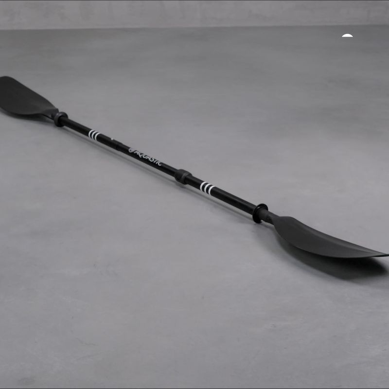 Dvoudílné kajakářské pádlo AQUASTIC 200-220 cm černé AQS-KPD002 11
