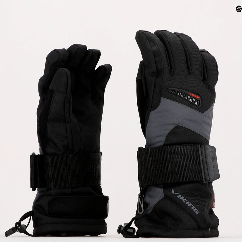 Pánské snowboardové rukavice Viking Trex Snowboard šedé 161/19/2244/08 10