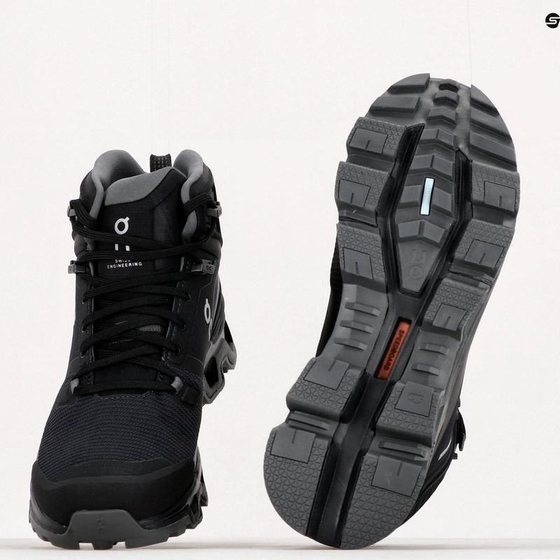 Pánská treková obuv ON Cloudrock 2 Waterproof black 6398613 11
