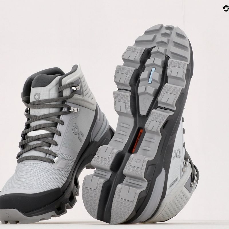 Dámská treková obuv ON Cloudrock 2 Waterproof grey 6398608 10