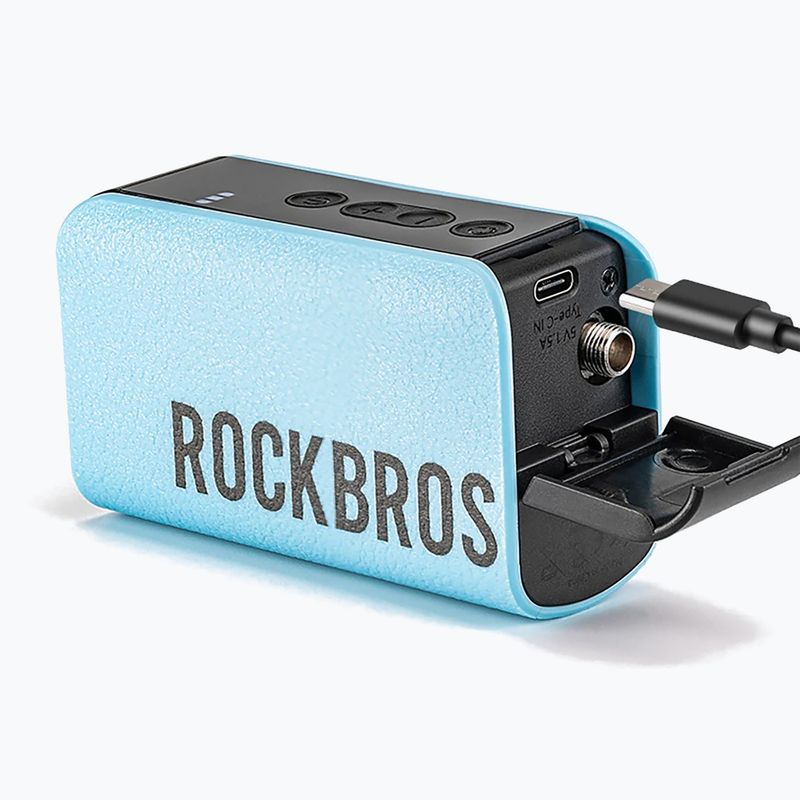 Elektrická pumpička na míče Rockbros 42520006 20psi blue 3