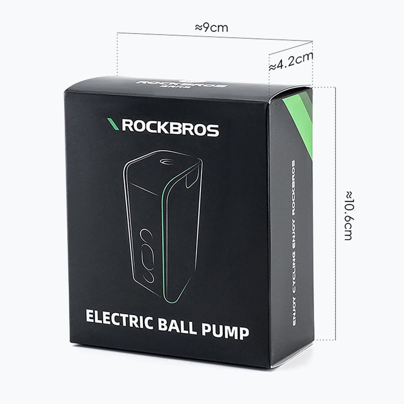 Elektrická pumpička na míče Rockbros 42520006 20psi blue 5