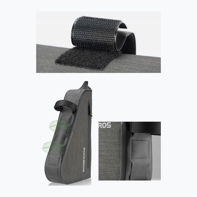 Brašna na rám kola Rockbros AS-017 5 l dark green 4