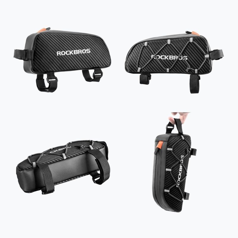 Brašna na rám kola Rockbros 1 l black 2