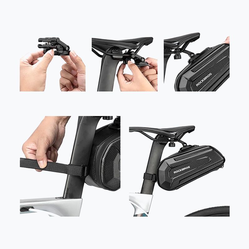 Podsedlová brašna na kolo Rockbros B69 1,8 l black 2