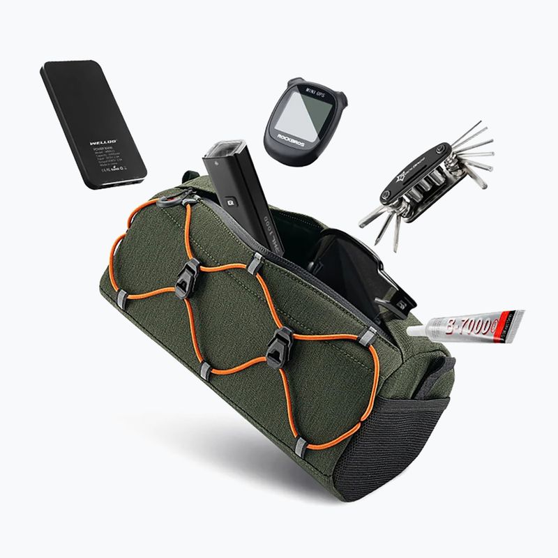 Brašna na řídítka Rockbros 30110054 2,2 l green 2