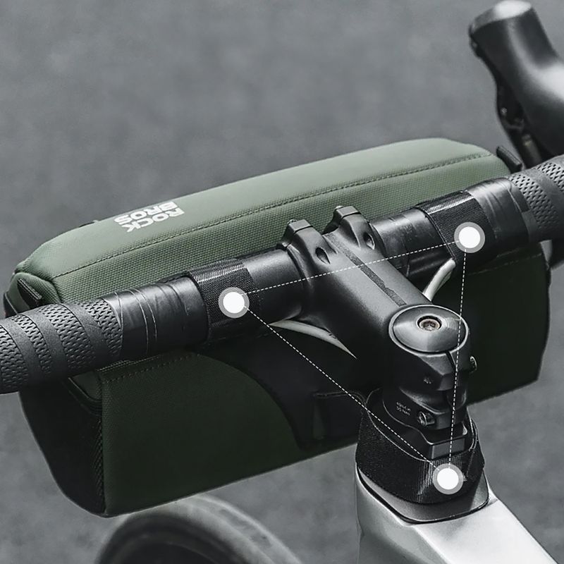 Brašna na řídítka Rockbros 30110054 2,2 l green 5