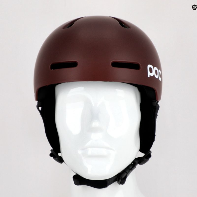 Lyžařská helma POC Fornix MIPS garnet red matt 9