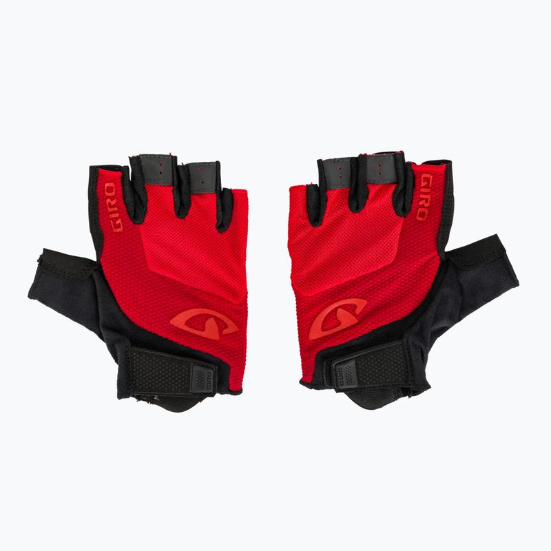 Pánské cyklistické rukavice  Giro Bravo Gel bright red 3