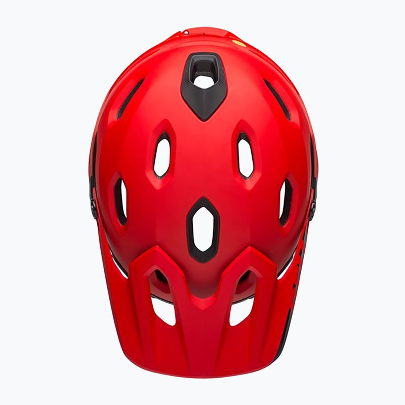 Cyklistická přilba Bell FF Super DH MIPS Spherical matte gloss crimson/black 5