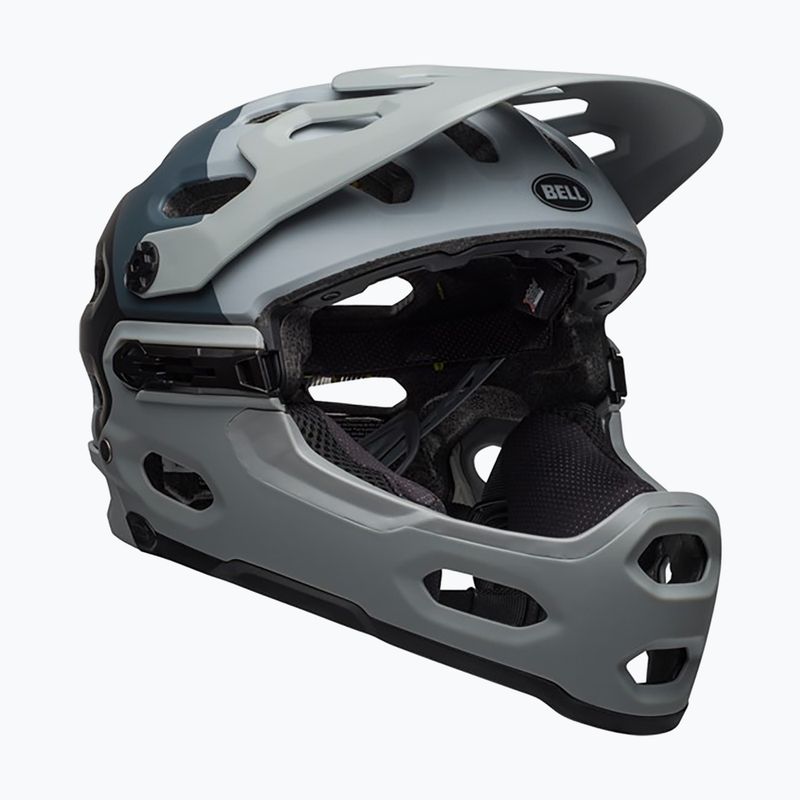 Cyklistická přilba Bell Super 3R MIPS downdraft matte gray/gunmetal