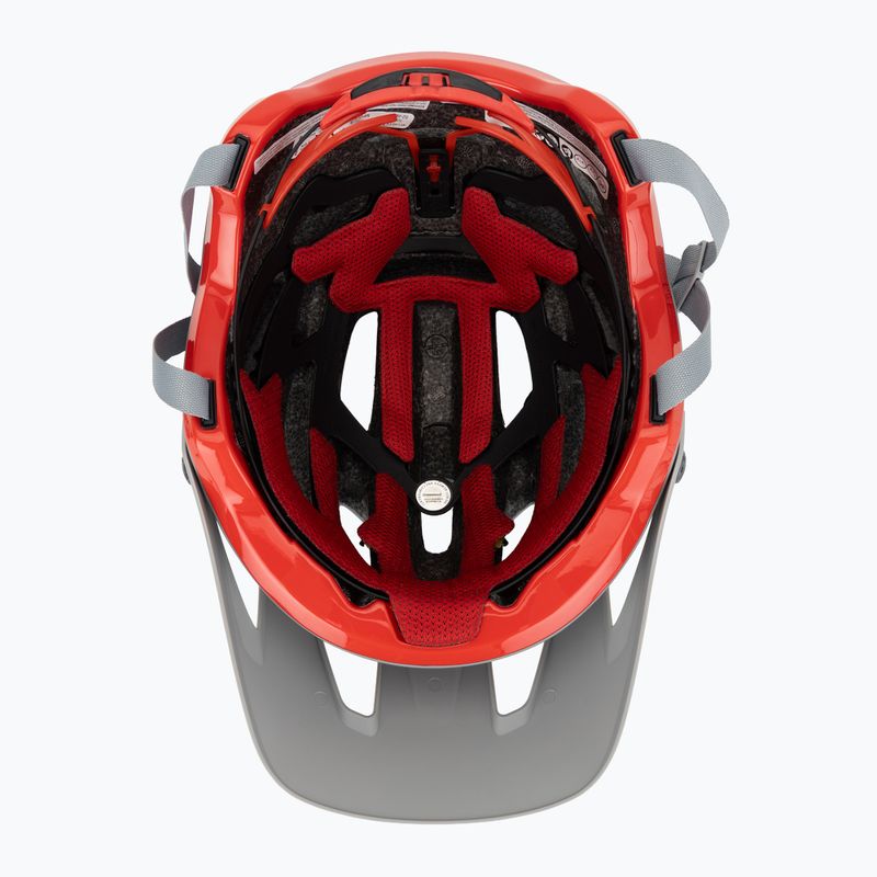 Cyklistická přilba Bell 4Forty Integrated MIPS matte gloss gray/crimson 5