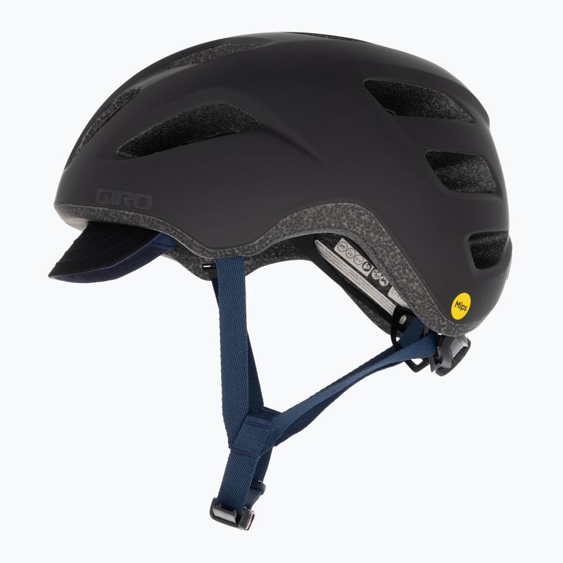 Cyklistická helma Giro Cormick Integrated MIPS XL matte black/dark blue 5