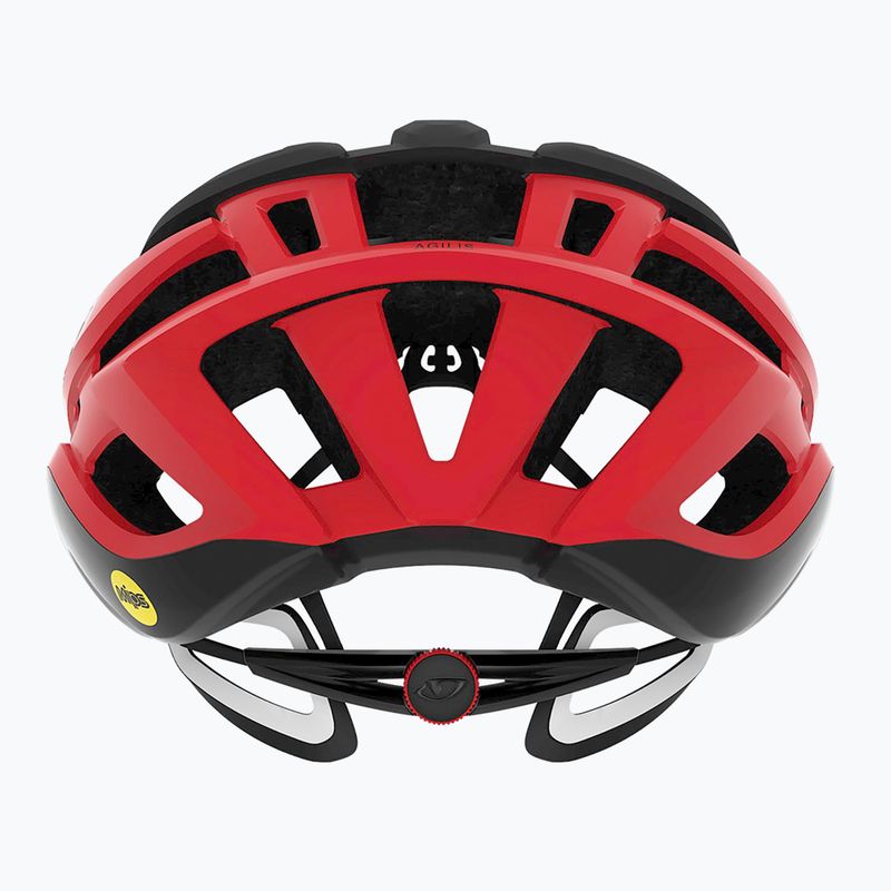 Cyklistická helma Giro Agilis matte black bright red 9