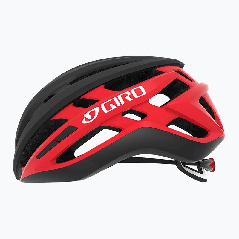 Cyklistická přilba Giro Agilis Integrated MIPS matte black/bright red 2