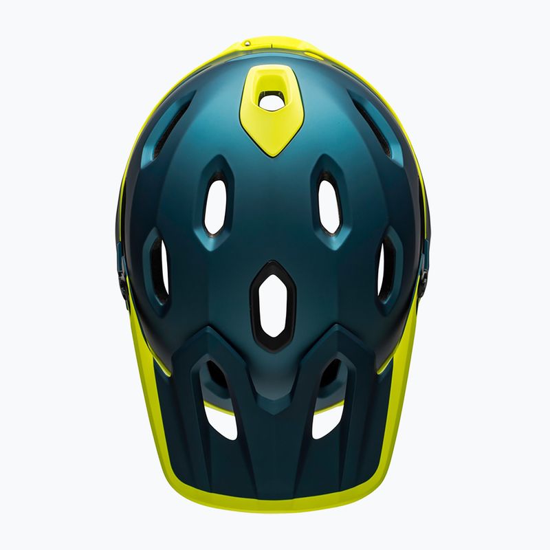 Cyklistická přilba Bell FF Super DH MIPS Spherical matte gloss blue/hiviz 5