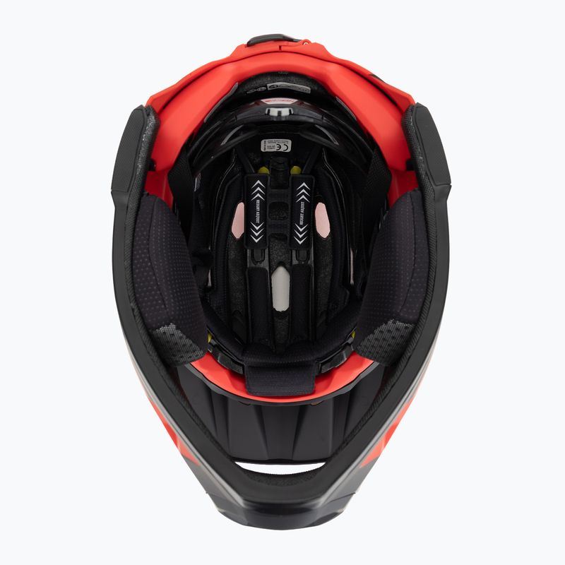 Cyklistická helma Bell FF Super DH MIPS Spherical fasthouse matte gloss red/black 5