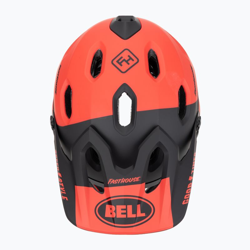 Cyklistická helma Bell FF Super DH MIPS Spherical fasthouse matte gloss red/black 6