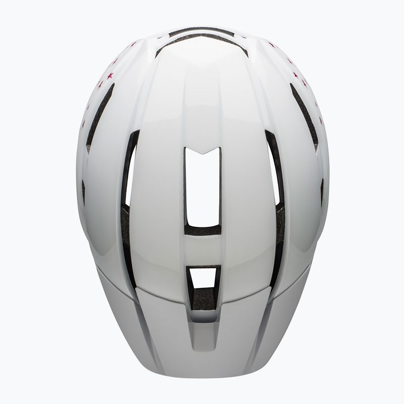 Dětská cyklistická přilba Bell Sidetrack II Integrated MIPS white stars 4