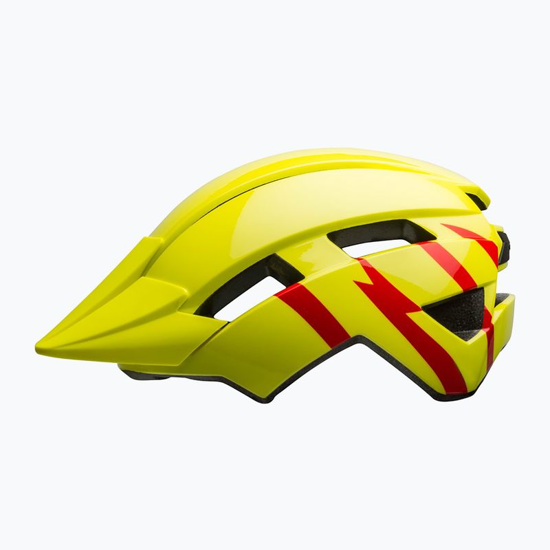 Dětská cyklistická přilba Bell Sidetrack II strike gloss hiviz/red 2