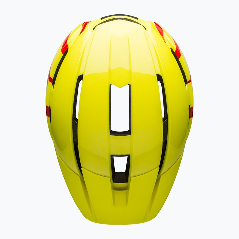 Dětská cyklistická přilba Bell Sidetrack II Jr gloss hi-viz/red 4