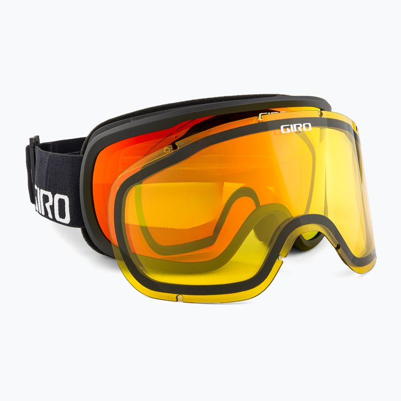 Lyžařské brýle Giro Roam black wordmark/amber scarlet/yellow