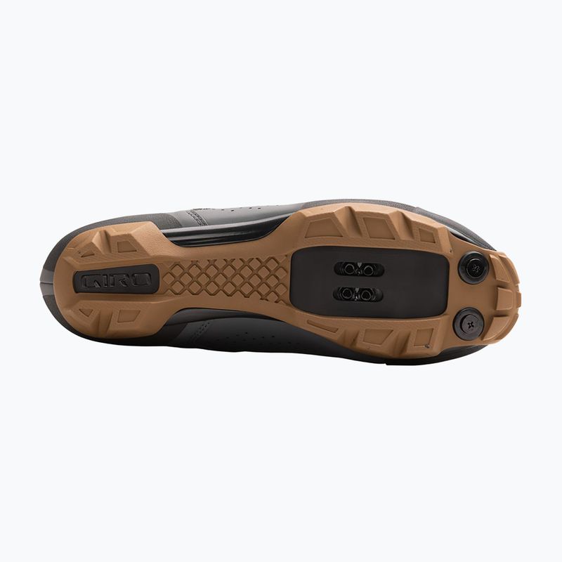 Pánské MTB cyklistické boty Giro Privateer Lace dark shadow rubber 3
