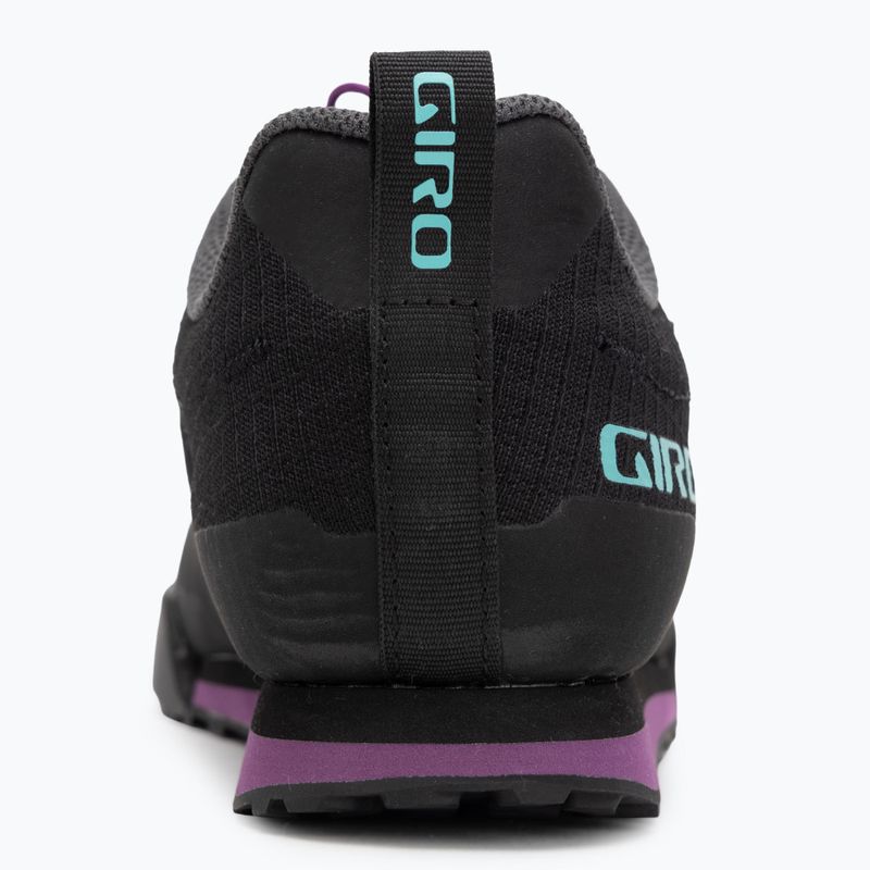 Dámské cyklistické boty platformy Giro Tracker Fastlace black/throwback purple 6