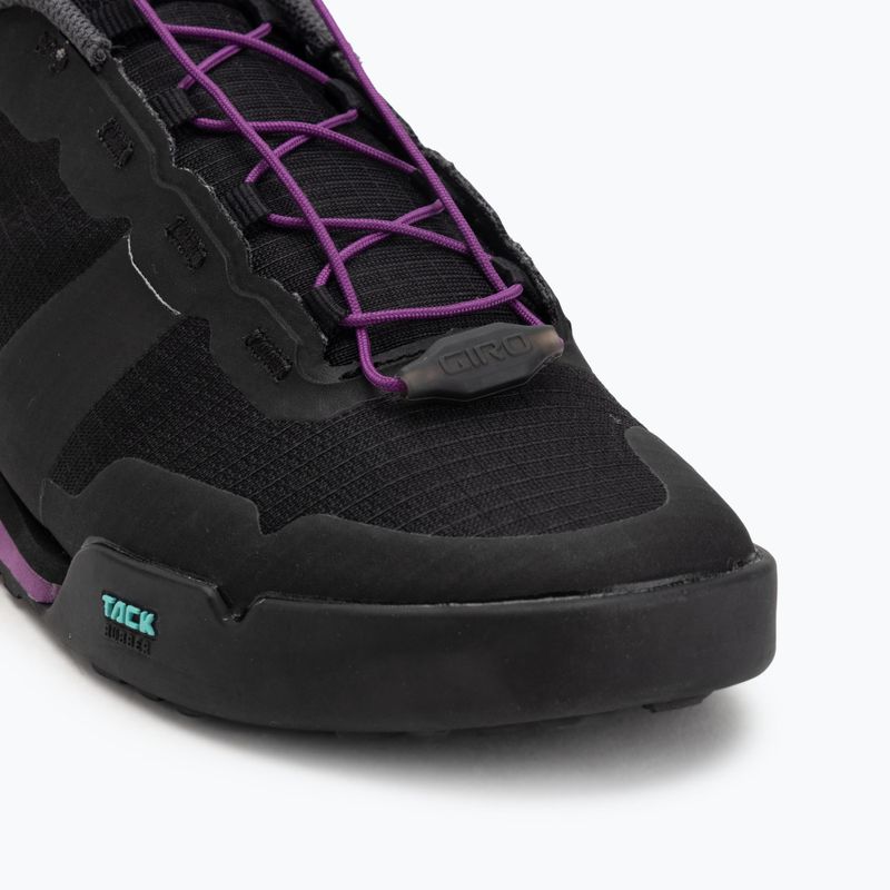 Dámské cyklistické boty platformy Giro Tracker Fastlace black/throwback purple 7