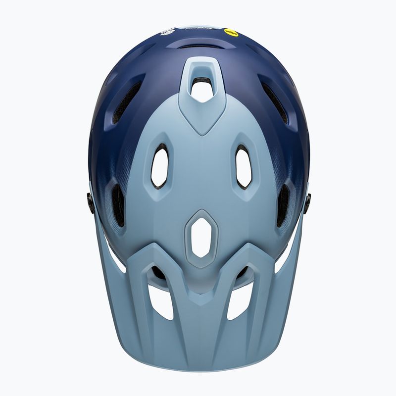 Cyklistická přilba Bell FF Super DH MIPS Spherical matte light blue/navy 6