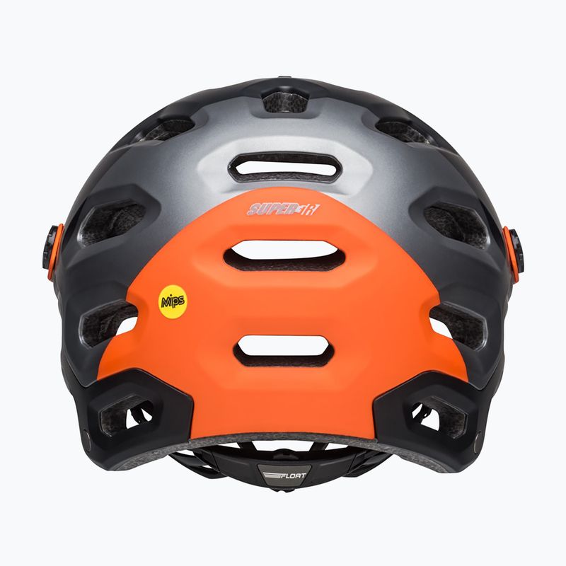 Cyklistická přilba Bell Full Face Super 3R MIPS matte orange/black 5